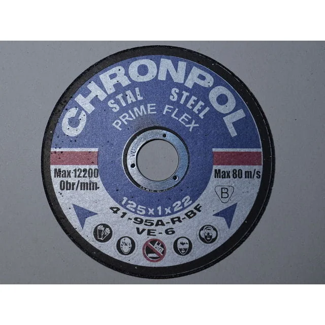 PRIME 125x1,0x22mm CHRONPOL steel cutting disc