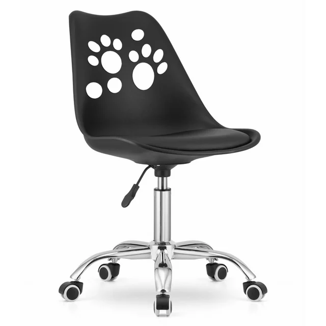 PRINT swivel chair - black