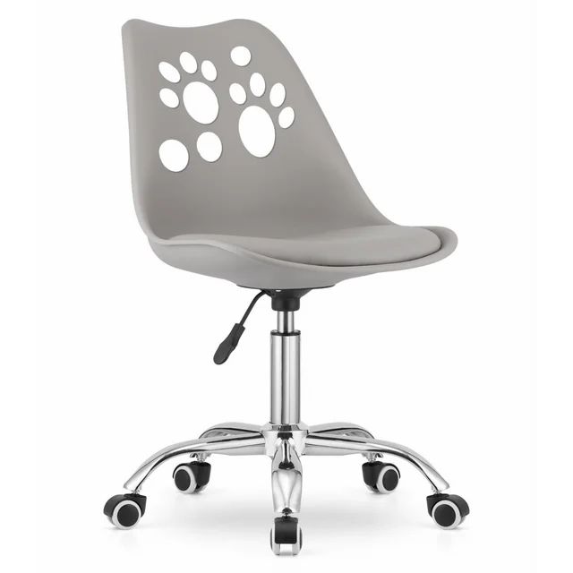 PRINT swivel chair - gray