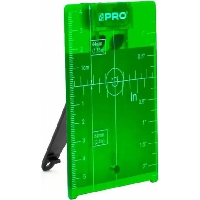 PRO TARGET TARGET LT-G105 WITH REST AND MAG.FOR LASERS GREEN (1 PCS)