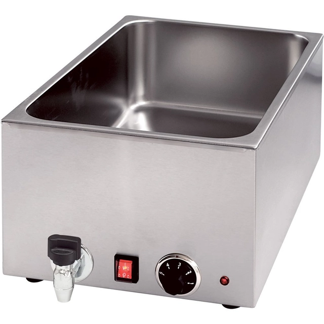 Professional Bain-marie with tap Deep Electric Stalgast 741205