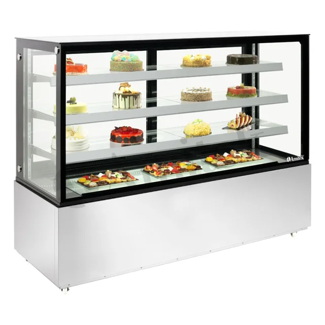 Professional Confectionery Display, 810L, white, Velvet 1840, Amitek 1140036