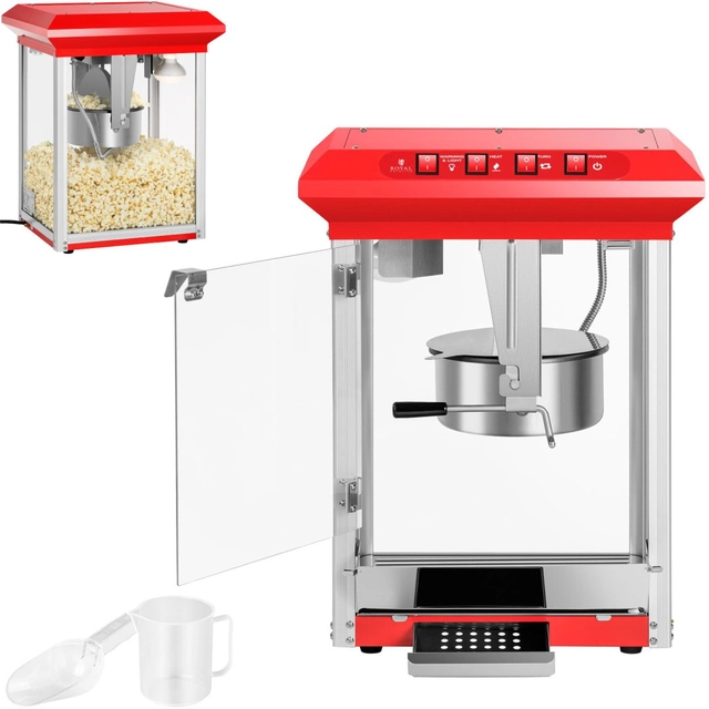 Professional efficient popcorn machine 1325W Royal Catering RCPR-1325