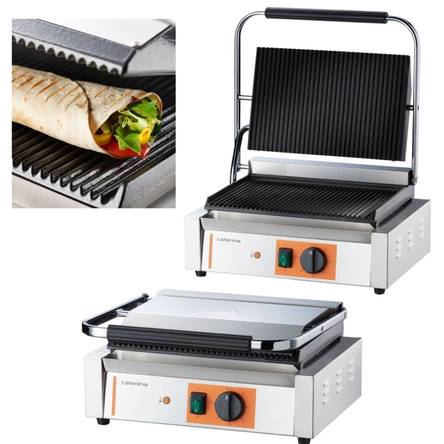 Professional Electric Contact Grill Caterina Panini Stalgast 742038