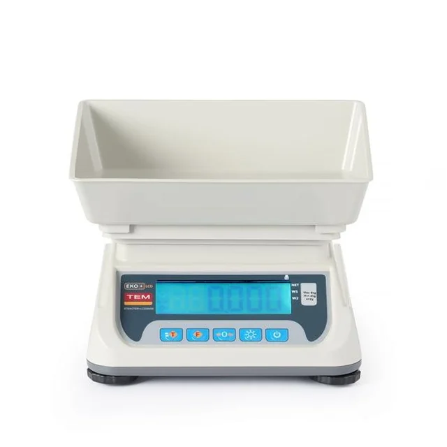 Professional LCD Store Scale Legalized Hendi TEKO+LCD06C-P1-B1