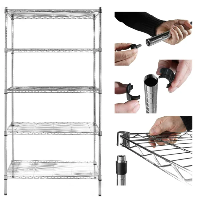 Professional Metal Universal Storage Shelf 5-Półkowy Hendi 812204