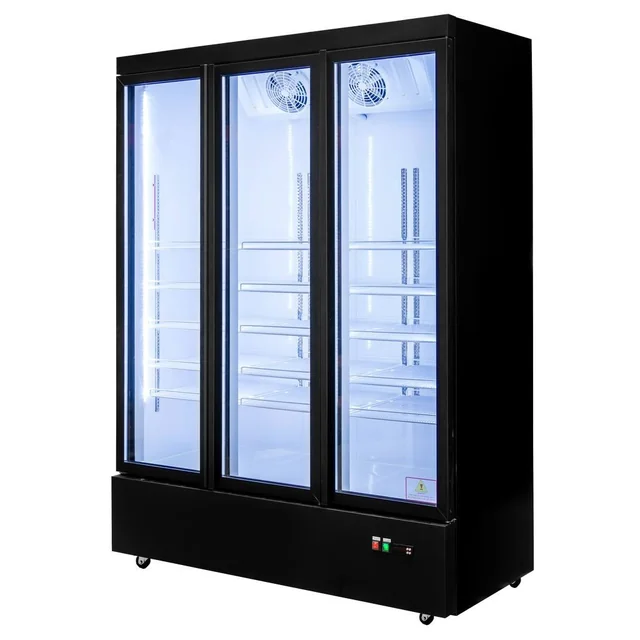 Professional Refrigerated Display Cabinet Refrigerator 3-drzwiowa 1510x665x2120mm 1030L