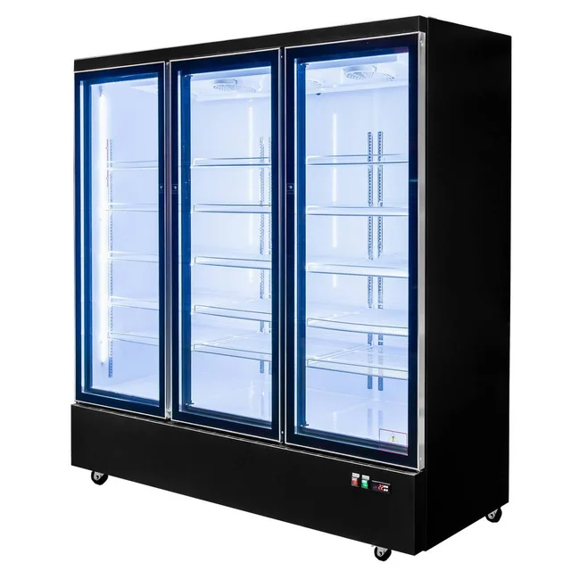 Professional Refrigerated Display Cabinet Refrigerator 3-drzwiowa 1880x720x2030mm 1480L