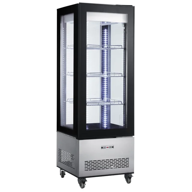 Professional Refrigerated Display Case Glass 400L Frost RT-400L