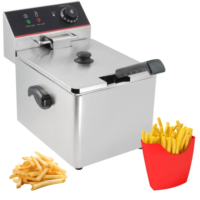 Professionele Elektrische Horeca Friteuse 6L 2500W TEF-6L