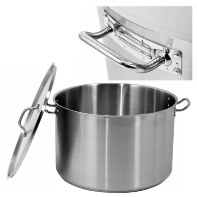 Professionele gastronomie stalen pan met deksel 62,8l Yato Yg-00029