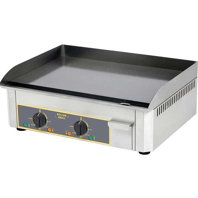 Professionelle elektrische Rollgrillplatte 60x40 Smooth Stalgast 777171