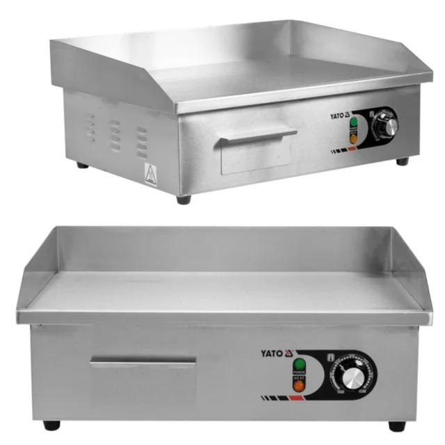 Professzionális sima elektromos grilllap 55 Cm 3000w Yato Yg-04585