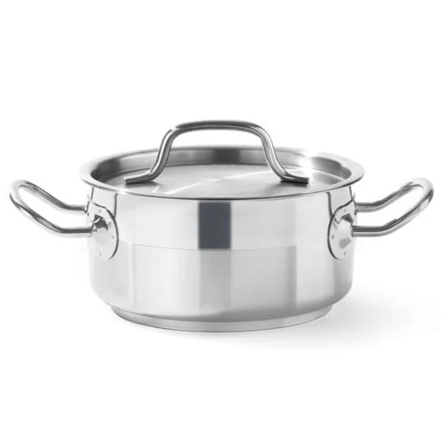 Profi Line low pot with lid 12 l diam. 320 x 150 h - Hendi 830604