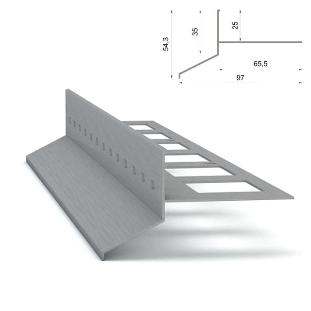 Profil okapowy D25 Renoplast