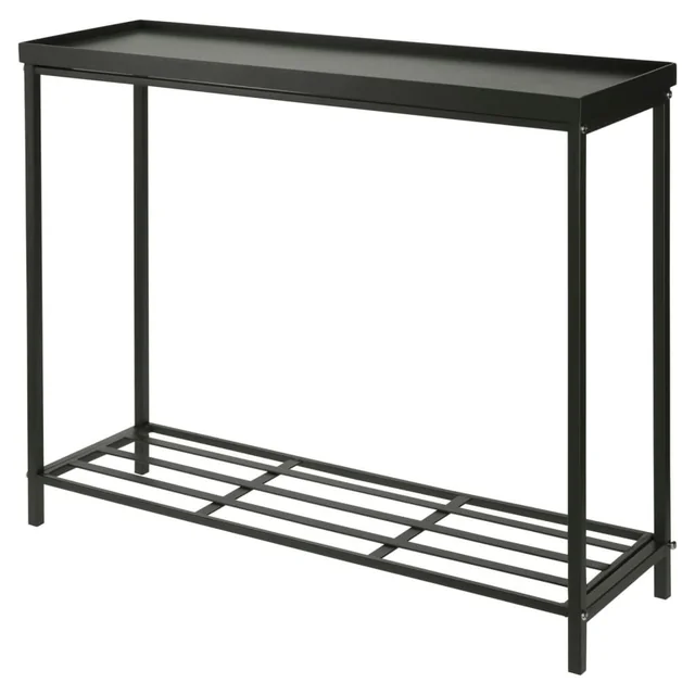 ProGarden Plant stand, 75x23x60 cm, matte black