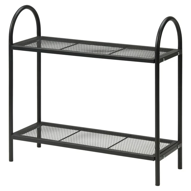 ProGarden Soporte para plantas, malla, 60x22x58 cm, negro