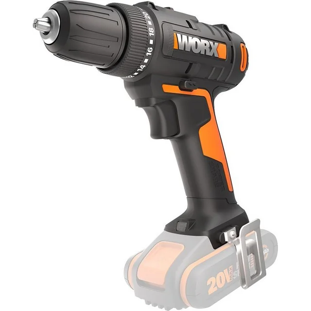 Πρόγραμμα οδήγησης τρυπανιού Worx WX100.9 20 V