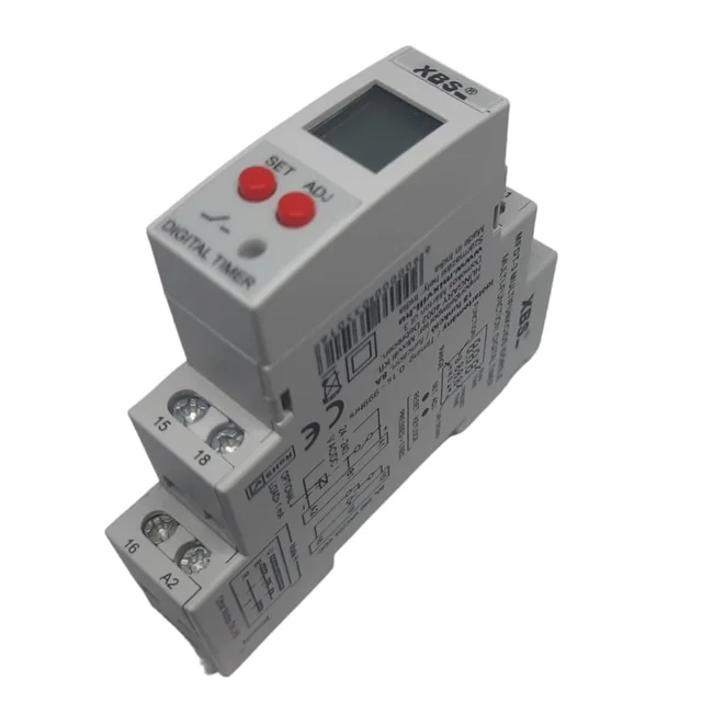 Programmateur numérique multifonctionnel pour affichage LCD à intervalle de temps 3 chiffres de puissance 24-240V AC/DC