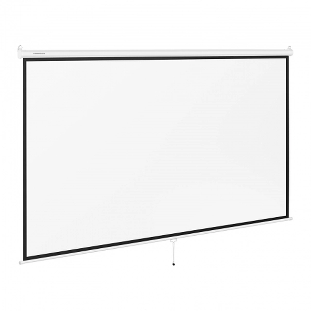 Projection screen 340 x 210 cm, 150 ", 16: 9, semi-automatic