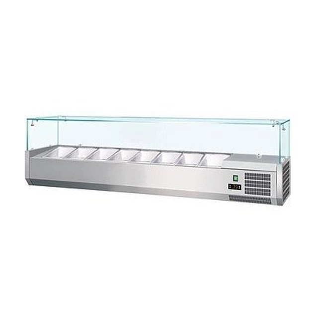 Prolunga refrigerazione con vetro dritto (GN 1/4 x5) COOKPRO 070030001 070030001