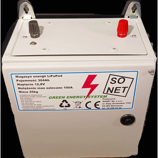 PROMOȚIE baterie SONET LiFePO4 304Ah 12V, BMS 150A Covoraș de încălzire Bluetooth