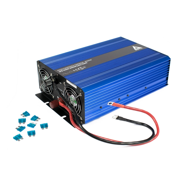 PROMOTION AZO sprieguma pārveidotājs 24/230V SINUS IPS-4000S 4000W Invertors, pārveidotājs