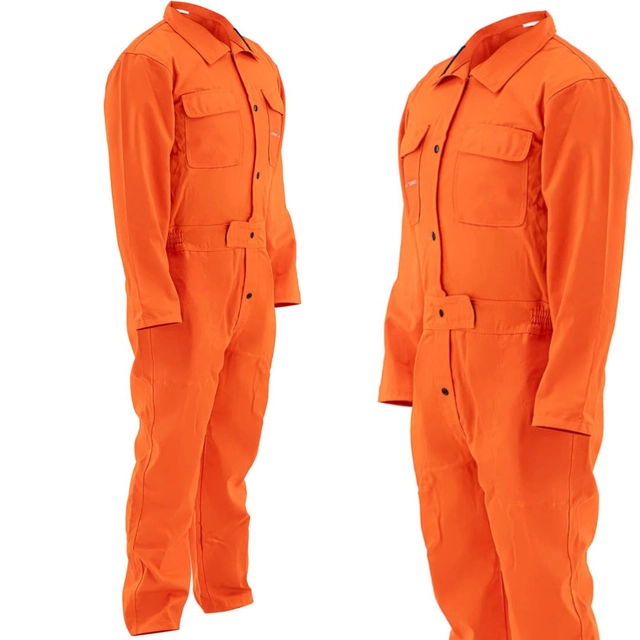 Protective flame retardant welding suit size XL - orange