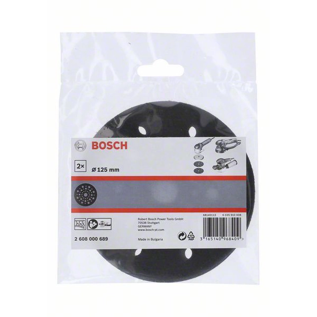 Protetor BOSCH 125 mm para lixadeiras orbitais