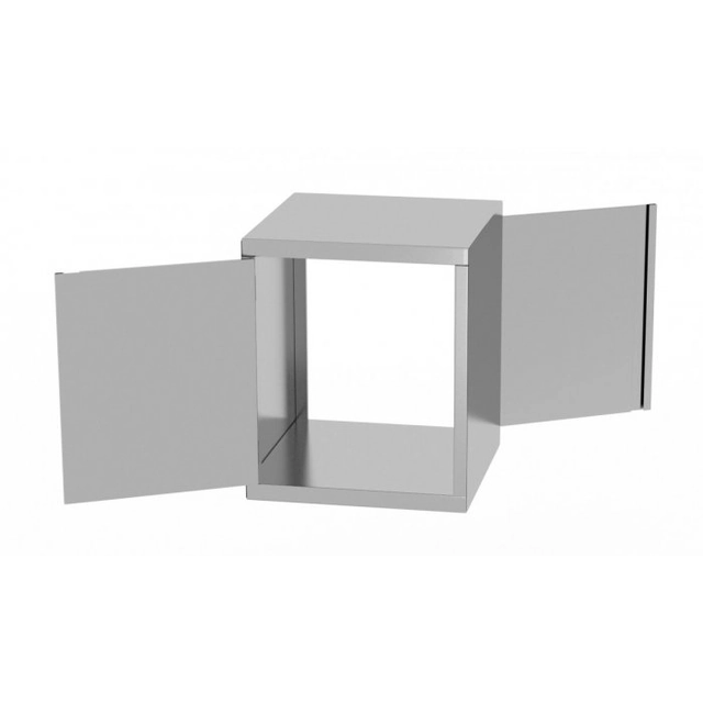 Průchozí skříň s výklopnými dveřmi 600 x 400 x 600 mm POLGAST 310064P 310064P