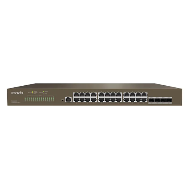 Przełącznik 24 portów Gigabit, 4 portów Gigabit SFP, zarządzanie - TENDA TND-TEG5328F