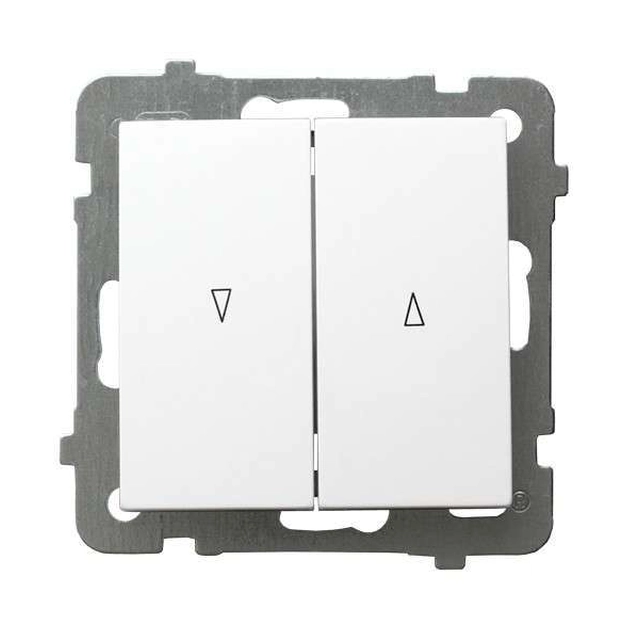 Przycisk żaluzjowy Ospel As ŁP-7G/m/00 roletowy biały