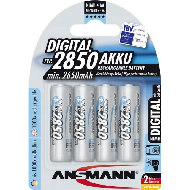 Ψηφιακή μπαταρία ΑΑ Ansmann / R6 2650mAh 24 τεμ.