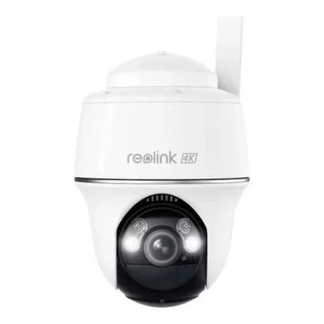 PT IP kamera 8MP, lencse 4mm, IR 10m, kettős fény, mikrofon, hangszóró, riasztó, 4G, akkumulátor - Reolink Go sorozat G440