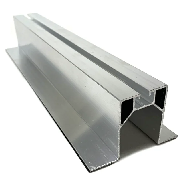 Puente trapezoidal oblicuo, perfil T60x430 con junta de EPDM