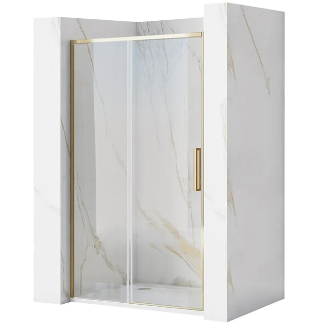 Puertas corredizas de ducha REA Rapid Slide 120 Gold Gold