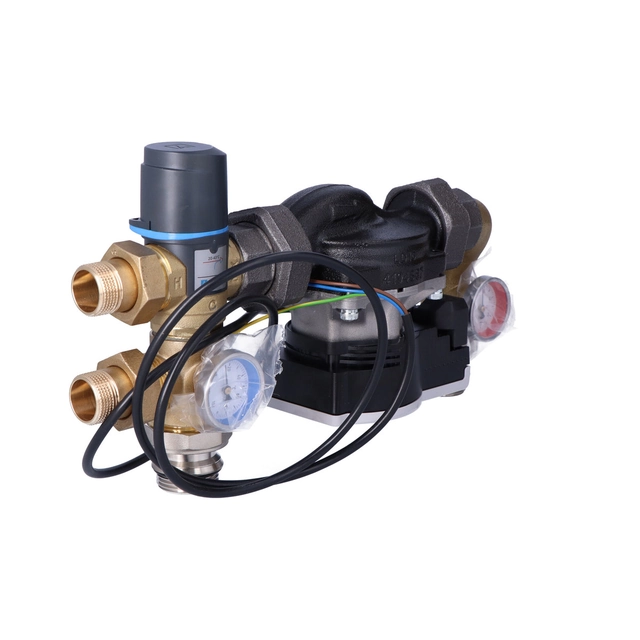 Pump group with a thermostatic, three-way mixing valve 20-43C