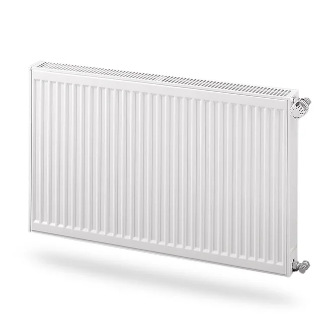 PURMO radiator C11 500x900, värmeeffekt: 781W (75/65/20°C), stålpanelradiator med sidoanslutning, PURMO Compact, vit RAL9016