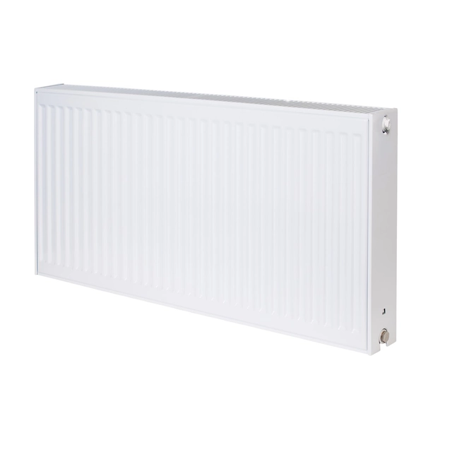 PURMO radiator C22 300x1200, moč ogrevanja:1153W (75/65/20°C), jekleni panelni radiator s stranskim priključkom PURMO Compact bele barve RAL9016