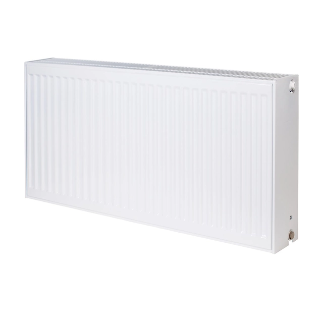 PURMO radiator C33 300x1200, moč ogrevanja:1616W (75/65/20°C), jekleni panelni radiator s stranskim priključkom PURMO Compact bele barve RAL9016