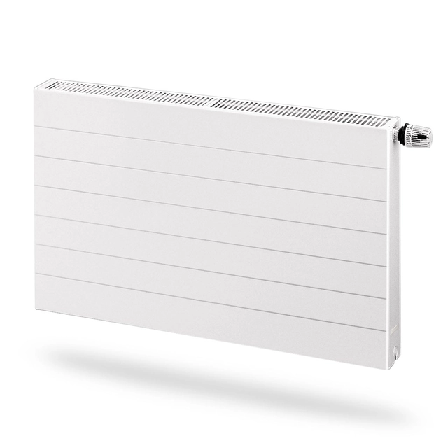 PURMO Ramo-radiator RCV22 600x1000, verwarmingsvermogen:1676W (75/65/20°C), stalen paneelradiator met onderaansluiting, PURMO Ramo Ventil Compact,