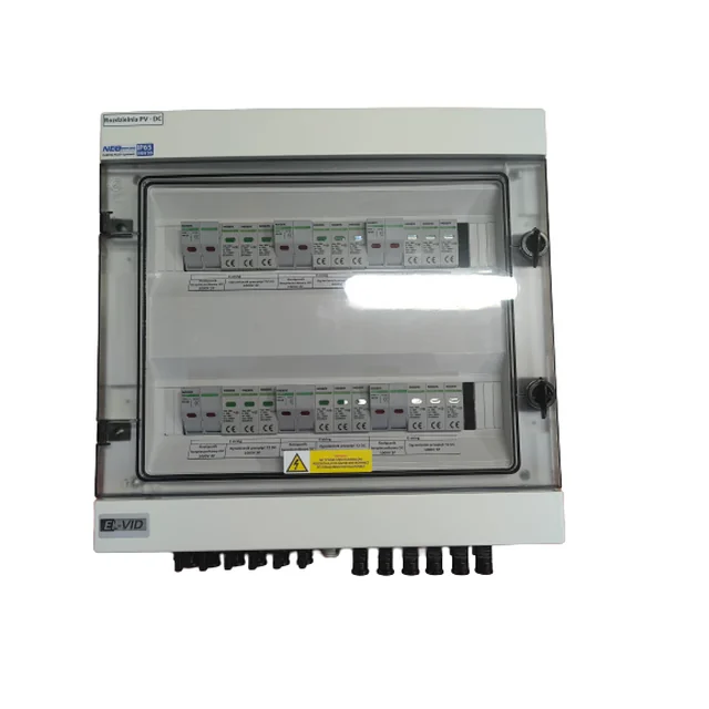 PV DC rozvádzač pre fotovoltaiku ELS 1000V T1+T2 6 String + GPV
