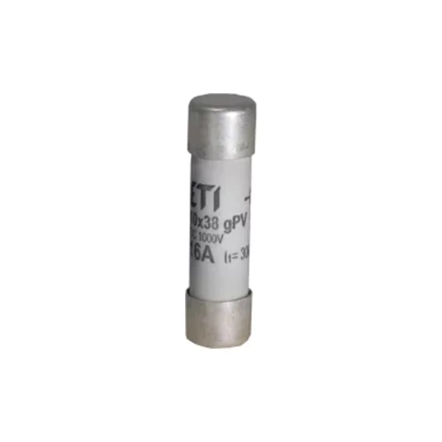 PV fuse CH10x38 gPV 16A/1000V DC cylindrical fuse