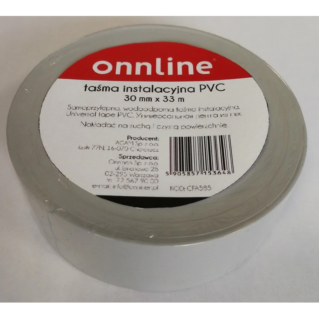 PVC installation tape 33m x 50mm online