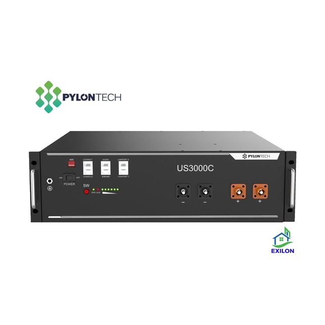 PYLONTECH US3000 C, Accumulateur / Batterie 3.5 KW LiFePO4, Stocare Energie Solara / Eoliana