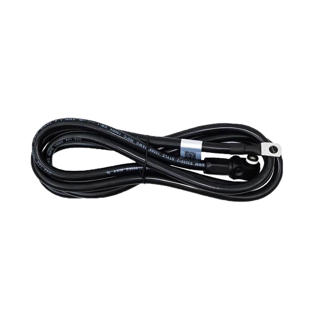 Pytes black power cable M10 inverter to battery 2m -