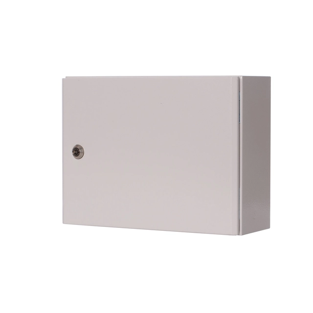 Quadro metallico ermetico RH-431 400X300X150 IP65, piastra di montaggio inclusa.