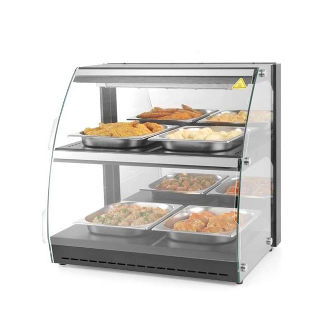 Quartz heating display case – two-level Arctic Hendi 233962