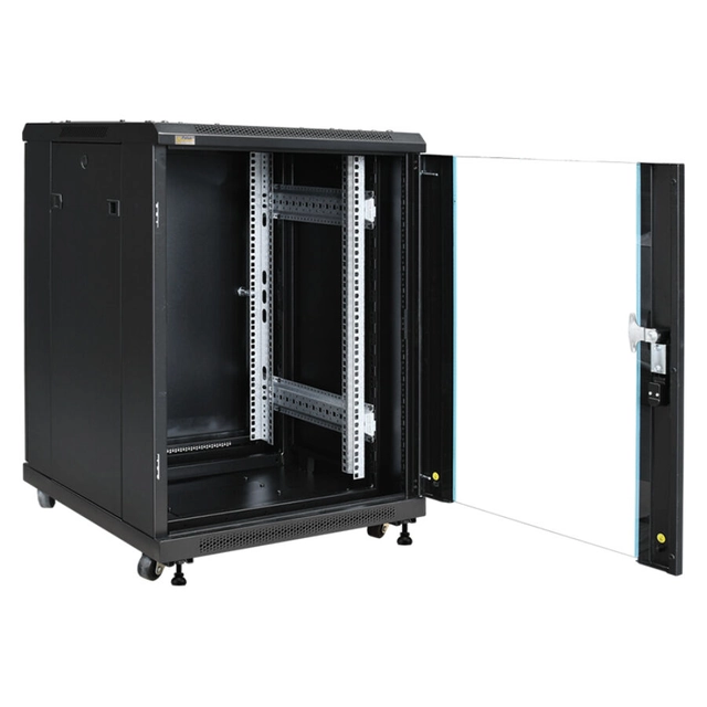 RACK 15U cabinet, standing design, sheet-mounted 600x600.