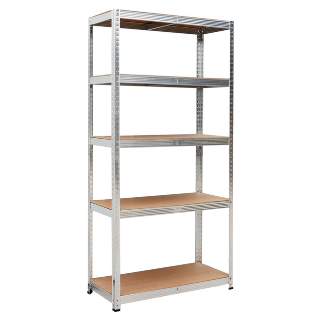 Rack de stockage 5 niveaux 150x75x30 capacité 625 kg